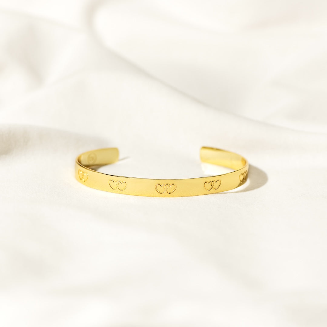 Soul Sisters- Engraved Cuff Bracelet