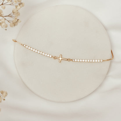 My Small Circle Of Female Friends - Cross Bracelet