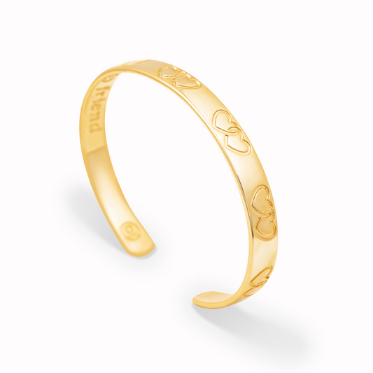 Soul Sisters- Engraved Cuff Bracelet